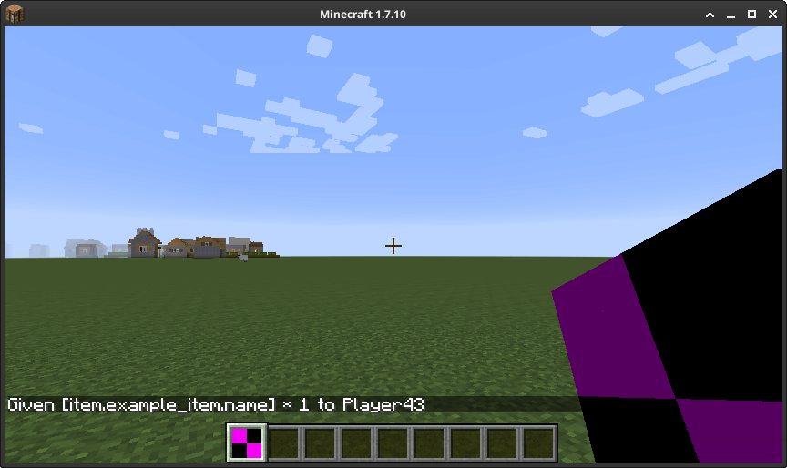 我们第一个物品！